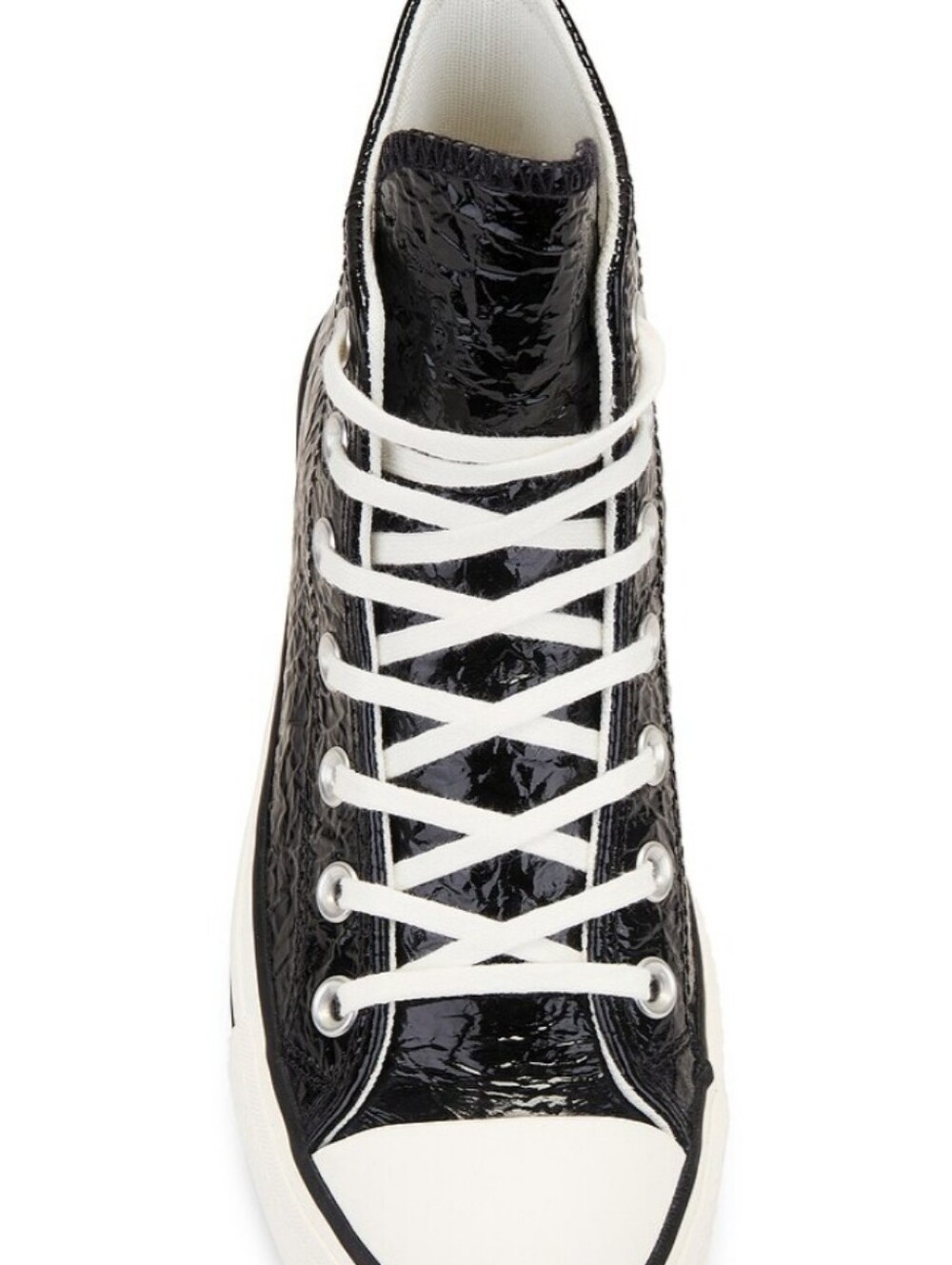 Conversechuck Taylor All Star Lift Platform Crinkled Leather High Top Sneakers - Picture 8 of 14